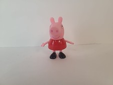 Dress Up Peppa Pig Cartoon Action Figure Red Shirt