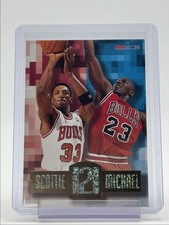 SCOTTIE PIPPEN MICHAEL JORDAN 1996-97 NBA HOOPS BASKETBALL Q1970