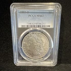 1883 Morgan Dollar Silver $1 Coin New Orleans PCGS MS63 Uncirculated