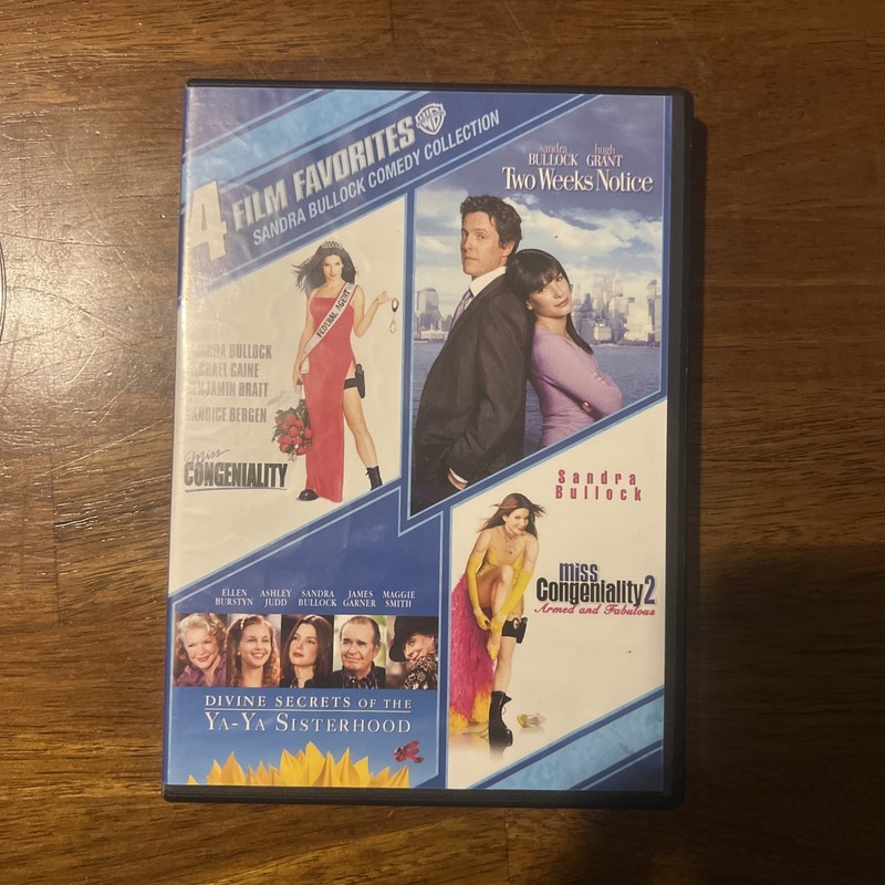 Sandra Bullock Comedy Collection 4 Movie Pack. Miss Congeniality, Two Weeks Noti