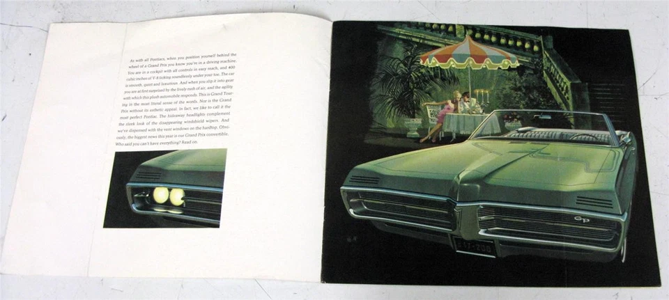 Брошюра по продажам автомобилей PONTIAC Grand Prix 1967 США LF - Изображение 2 из 4