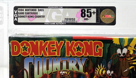 Donkey Kong Country DK Super Nintendo SNES New 1994 Sealed VGA Graded 85+