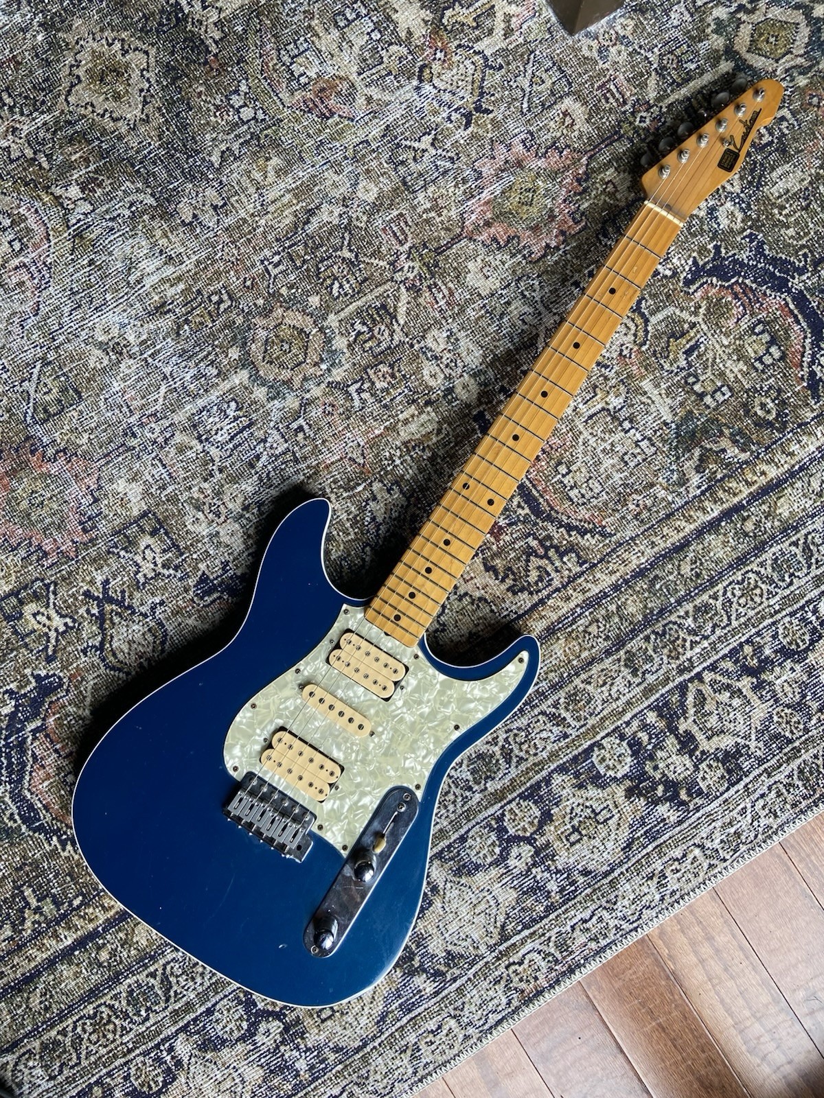 S&T Custom Excalibur 1983 - Memphis Blue Strings and Things St. Blues Guitar