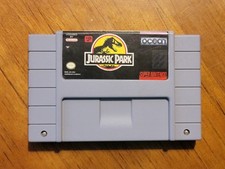 Jurassic Park (Super Nintendo SNES) Game TESTED & WORKING ~ Cartridge Only
