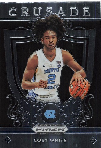 2019-20 Panini Prizm Draft Picks - Crusade Coby White #61 (RC)