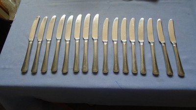 Oneida Dinner Knives Job Lot Vintage 2 Sets Dinner Knives Dessert Messer 8 + 8