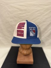 Mitchell & Ness New York Rangers Snapback Hat White Blue Red NHL Hockey