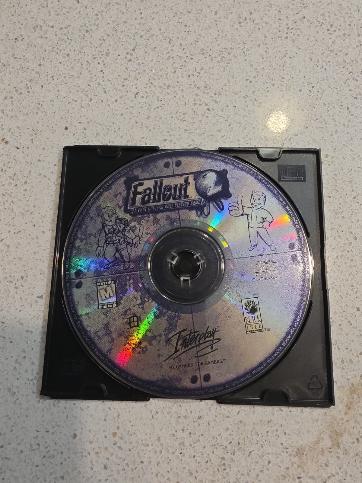1998 Fallout 1 PC Game Disc Only Windows 95