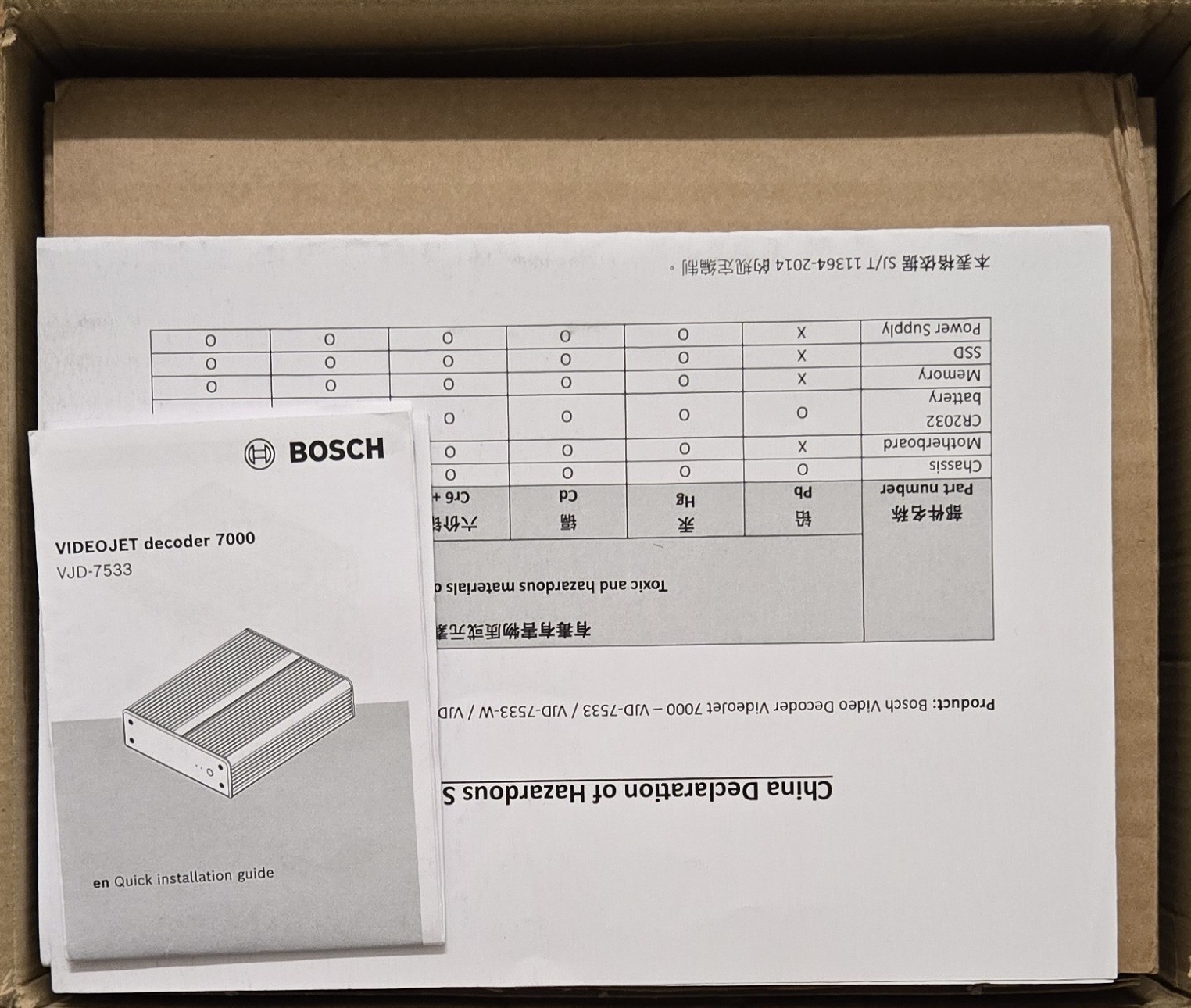 Bosch VJD-7533 VIDEOJET 7000 H.265 UHD Decoder