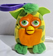 McDonalds 2000 Happy Meal Furby Plush Keychain Clip