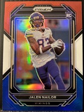 Jalen Nailor 2022 Prizm RC Red, White and Blue Prizm #358 Minnesota Vikings Rook