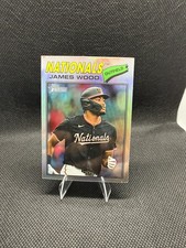 JAMES WOOD- 2026 Topps Heritage-Chrome Refractor #295 -Nationals