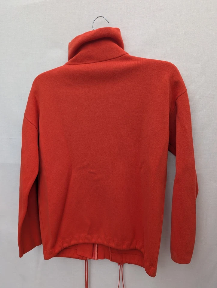 Chaqueta Adolfo Dominguez Mujer S Cuello Alto Pista Asimétrica Sudadera Y2K Foto 4 de 4