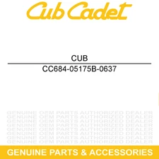 CUB CADET 684-05175B-0637 Black Drive Frame 3X 30" 34" Pro Snow Throwers