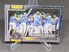 Milwaukee Brewers 2026 Topps Series 1 Celebration Team Card #107 Confetti Foil