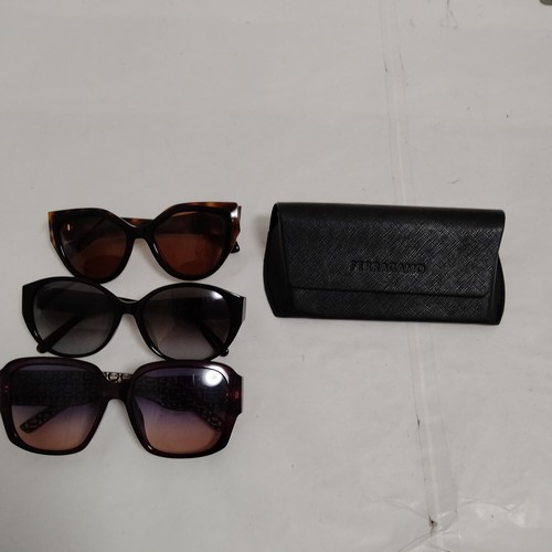 Salvatore Ferragamo Sunglasses 3 set Black Plastic 5600429 - Picture 9 of 11