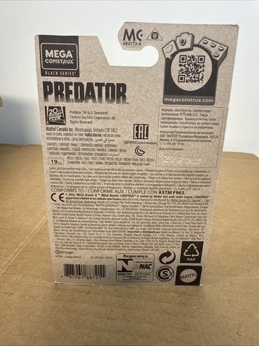 2020 Mega Construx PREDATOR black series Action FIGURE NIP - Picture 5 of 5