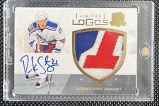 2010 UD THE CUP #LL-DS DEREK STEPAN LIMITED LOGOS AUTO PATCH RC ROOKIE /50
