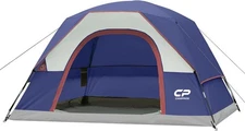 CAMPROS CP Tents for Camping 4 Person Tent Waterproof Windproof Double Layer Cam