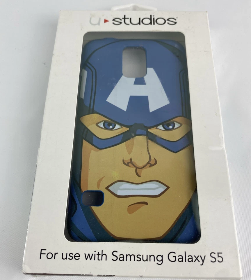 Captain America Samsung Galaxy S5 Hard Case Marvel Universal Studios New Sealed - Image 2 of 4