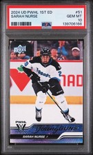 2024 Upper Deck Young Guns PWHL Sarah Nurse #51 PSA 10 #6166