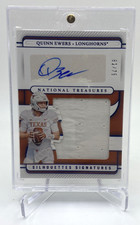 💥2023 NATIONAL TREASURES SILHOUETTES QUINN EWERS ROOKIE JERSEY AUTO RPA 62/75💥