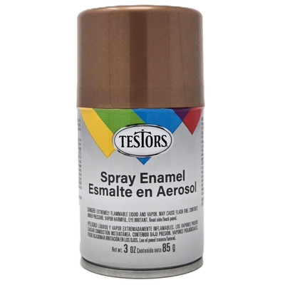 Testors Copper Enamel Spray Paint 3oz 1251