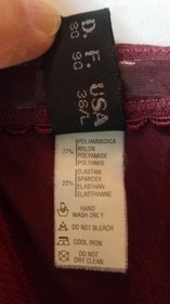La Perla Lingerie Bodysuit Burgundy Lace with Tulle overlay Size:  3 (M)