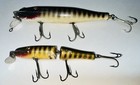 3 Creek Chub Pikie Lures and 1 Unknown Vintage Wood Lure — photo 4