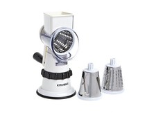  Kitchen HQ Speed Drum Grater Slicer 3 Blades...