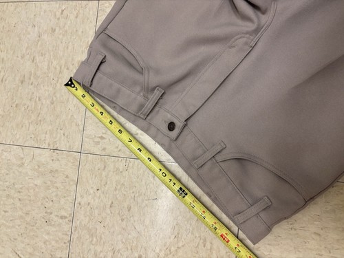 VTG 70s Levis Black Tab Slacks Dacron Polyester Western Pleated Pants Size 34x30 - Picture 5 of 7