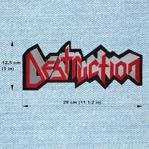 Destruction - großer Stickaufnäher - Bild 1 von 1