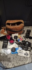 Cm-4s Compact 35mm Single Lens Reflex Camera With Lenses And Flash Bundle