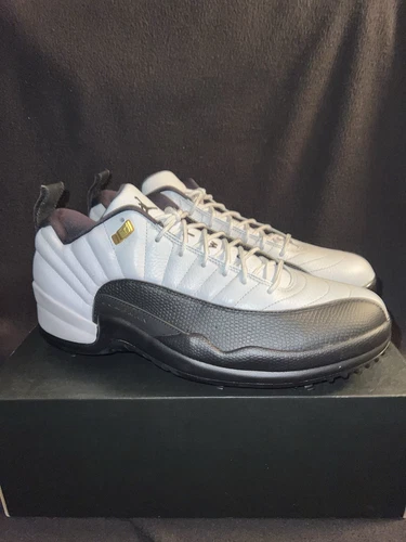 Air Jordan 12 Low Taxi Playoffs Golf Shoe Size 13 