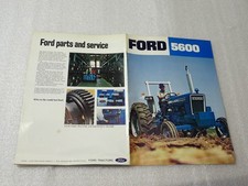 1970'S Ford 5600 Tractor Original Color Sales Brochure