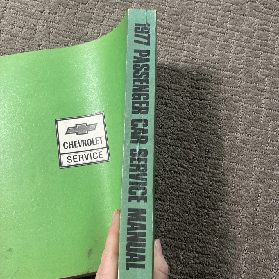 Chevrolet Chevelle Camaro Nova Monte Carlo 1977 Corvette manual de servicio de taller Foto 3 de 4