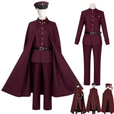 Anime Bungo Stray Dogs Tetchou Suehiro Cosplay Costume Teruko Oukura Red Uniform