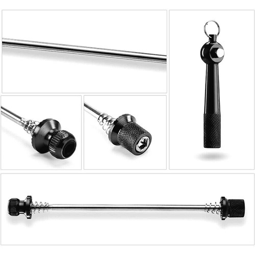 Quick Release Skewers MTB Road Bike Wheel Locking Security Anti Theft Skewer UK - Picture 6 of 11