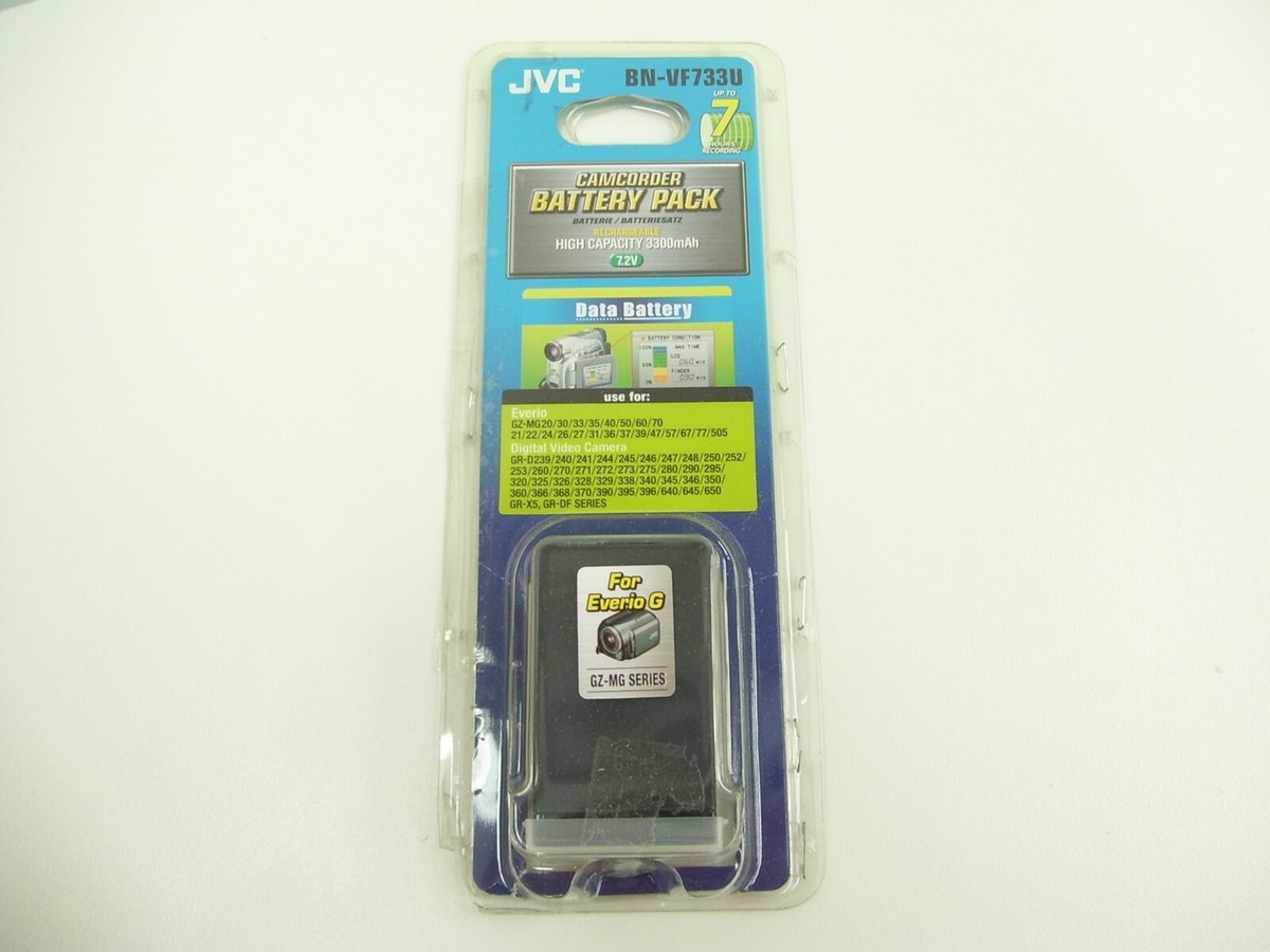 Lot De 2 Batteries Compatibles JVC BN-VF733U Pour Caméscope Everio GZ-MG GR-D