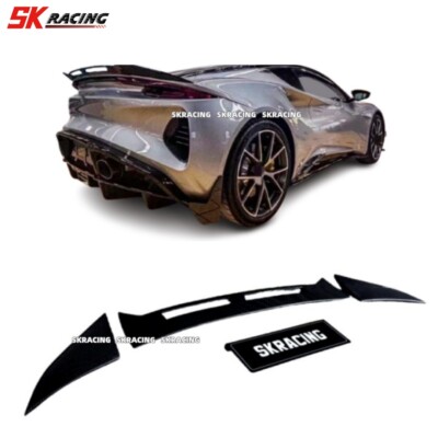 Fit For Lotus Emira 2023-2025 3PCS NEW Glossy Black Rear Trunk Lid