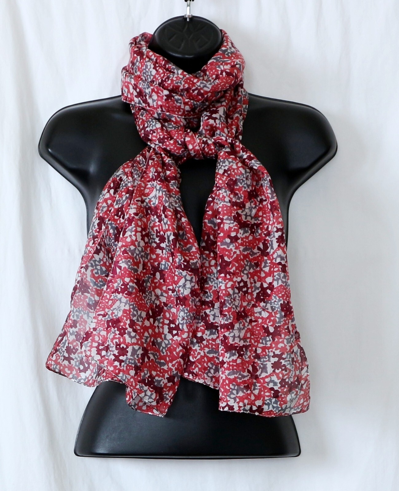 MONOPRIX FEMME Multicolor Print Rectangular Silk … - image 2