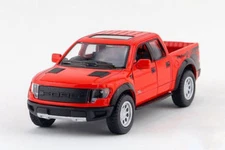 5" Kinsmart 2013 Ford F-150 SVT Raptor SuperCrew 1:46 Diecast Model Truck- Red