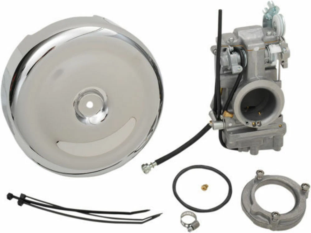 Mikuni HSR42 42MM Carburetor Carb Easy Kit 90 99 Harley Evo Big