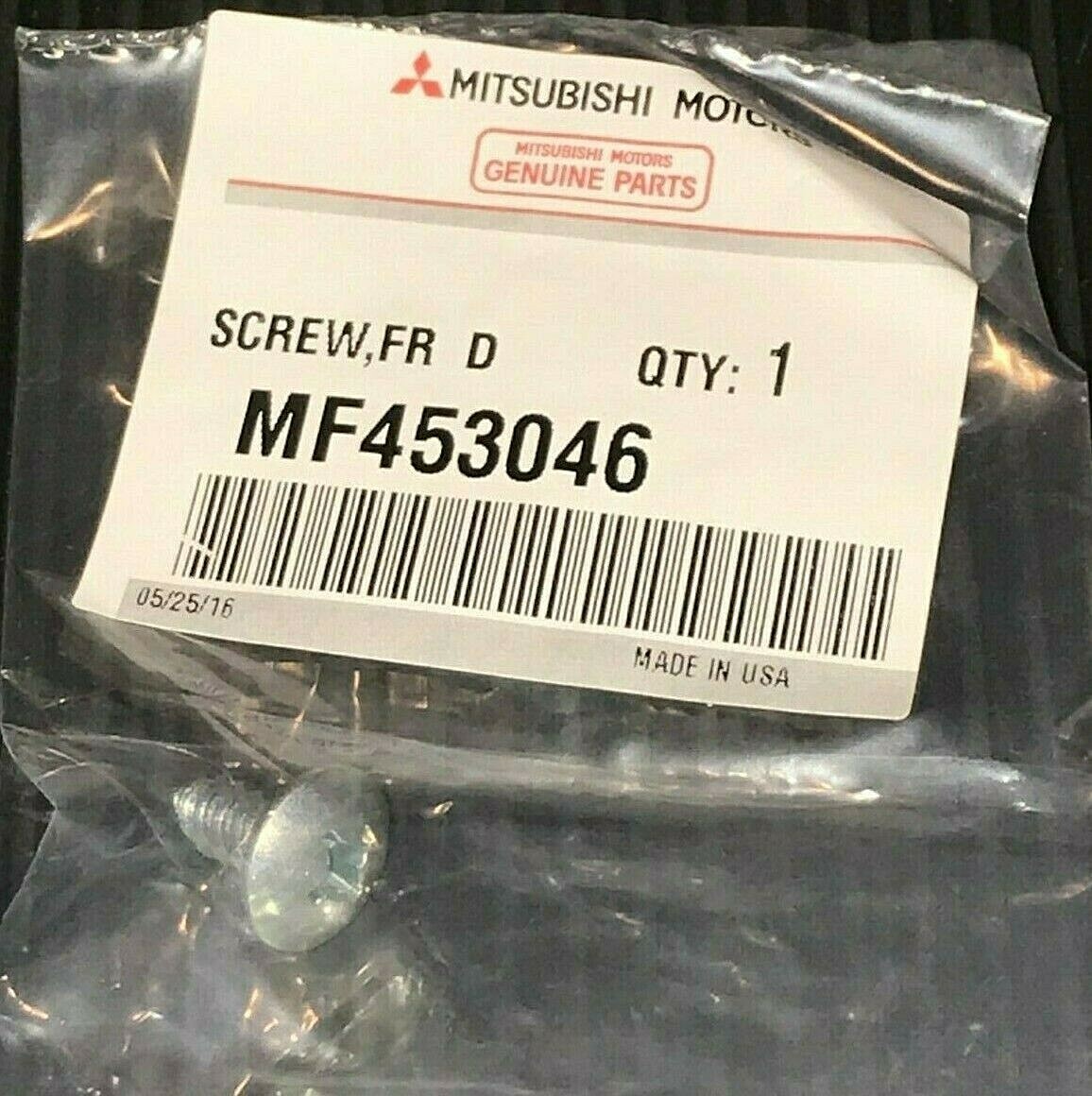 GENUINE OEM MITSUBISHI DOOR TRIM PANEL SCREW MF453046 OUTLANDER 