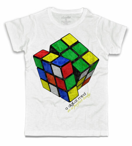 Jouets cultes Rubik's Cube pour hommes couleur cube blanc 80 ans vintage - Photo 1 sur 2