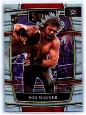 2022 PANINI SELECT WWE CONCOURSE SILVER PRIZM PARALLEL ROOKIE RC  #96 VON WAGNER