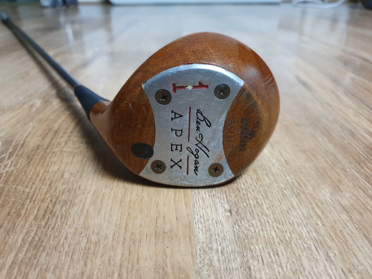 Ben Hogan Apex Oil Hardened Persimmon 1 Wood Driver Graphite Shaft