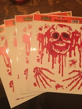 Happy Halloween Window Clings 4 Sheets Total