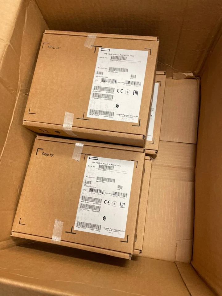 HP Ethernet 1Gb 4-Port 331T Adapter, Model: 647594-B21 - Image 3 of 3