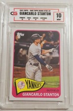 2021 Topps Series 2 Redux 1965 Giancarlo Stanton #T65-34 Graded 10 Mint Yankees 
